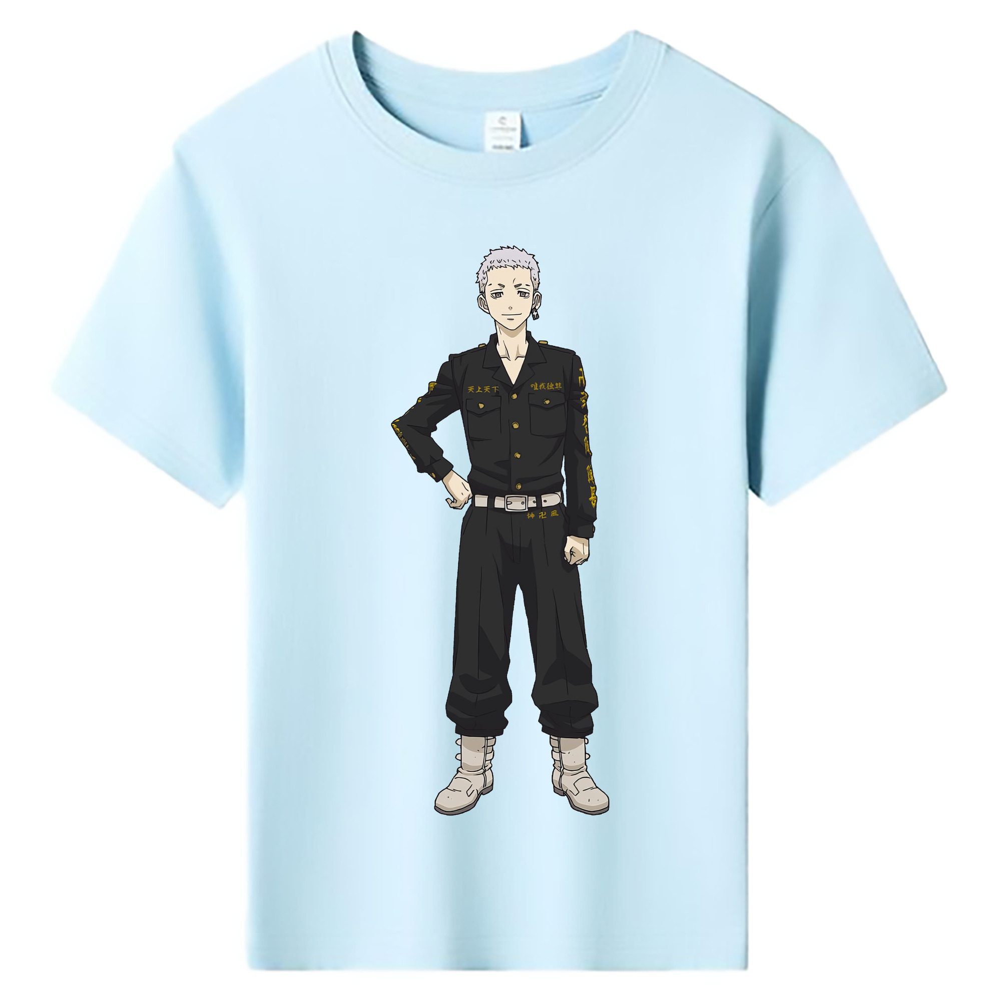 （画像用） 東京リベンジャーズ Tokyo Revengers 綿100％キッズTシャツ（フロントプリント）